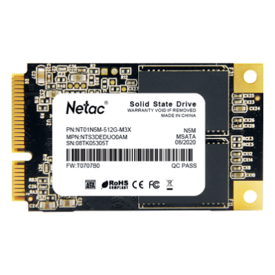 Netac N5M 512GB  MSATA SATAIII Solid State Drive (SSD)