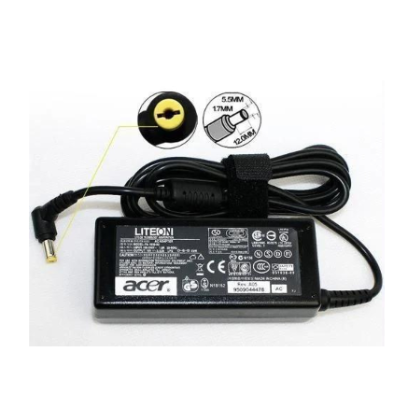 Acer Normal Pin   Laptop Charger 65W Charger  19V 3.42A  5.5mm X 1.7mm